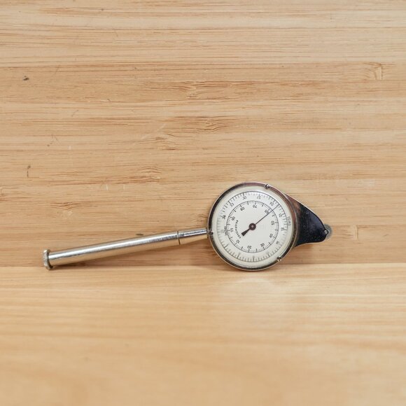 Vintage Keuffel & Esser Dial Indicator / Measuring Scale / Stainless / w/ Box - Picture 2 of 8